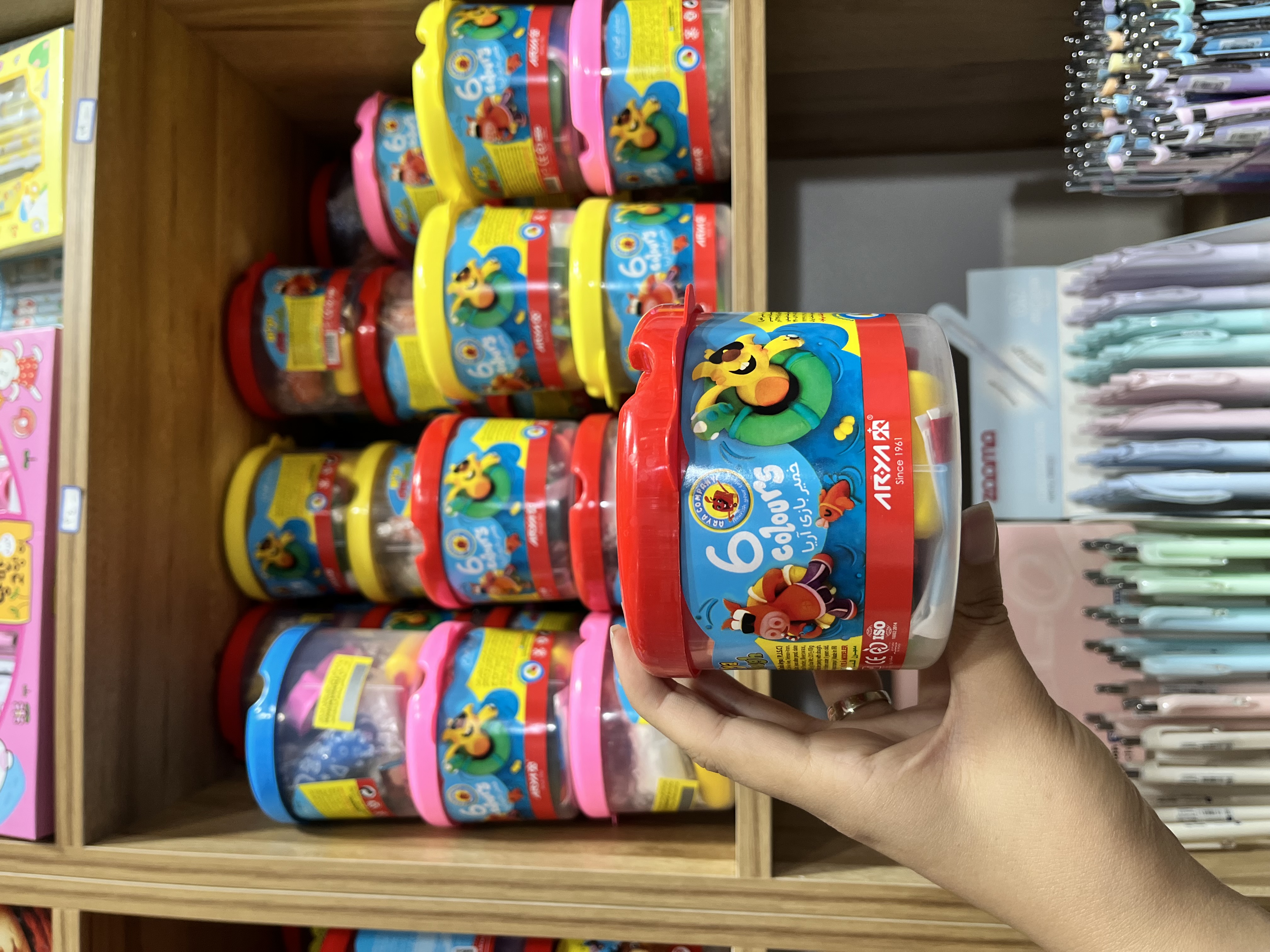 خمیر بازی آریا 6 رنگ
