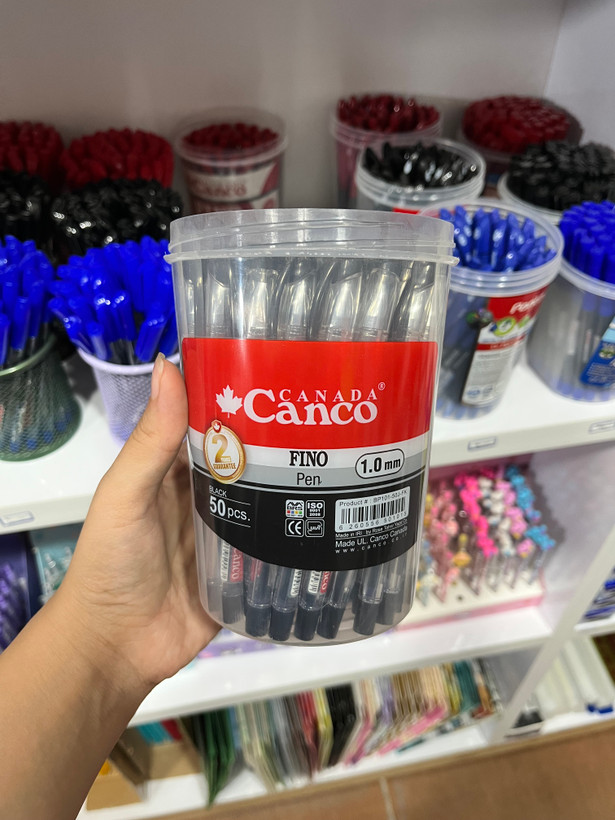 خودکار مشکی، قرمز و آبی canco